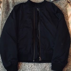 UNISEX Black American Eagle Bomber Jacket